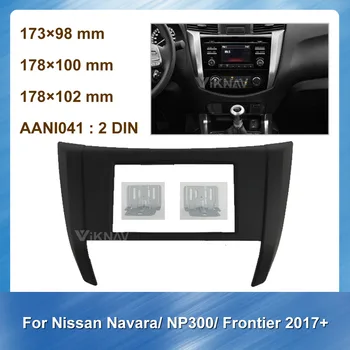 2DIN Stereo Auto DVD Radio Fascia pentru NISSAN Navara NP300 Frontieră 2017+ Player Audio Panou Adaptor Cadru de Bord de Montare Instalare