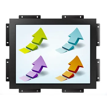 Materiale metalice 15 industrial lcd cadru deschis monitor cu ecran tactil rezistiv