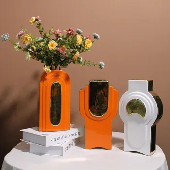 Simplu Vaze Ceramice Moderne Acasă Cabinet Vin Aranjament De Flori Decor Mobilier Decor Intrare